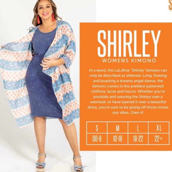 LuLaRoe Kimono Wrap - Picture 2 of 5